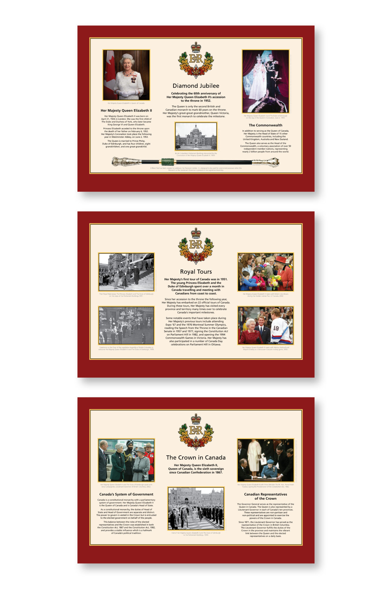 Legislative Assembly of British Columbia - The Queen’s Diamond Jubilee Display