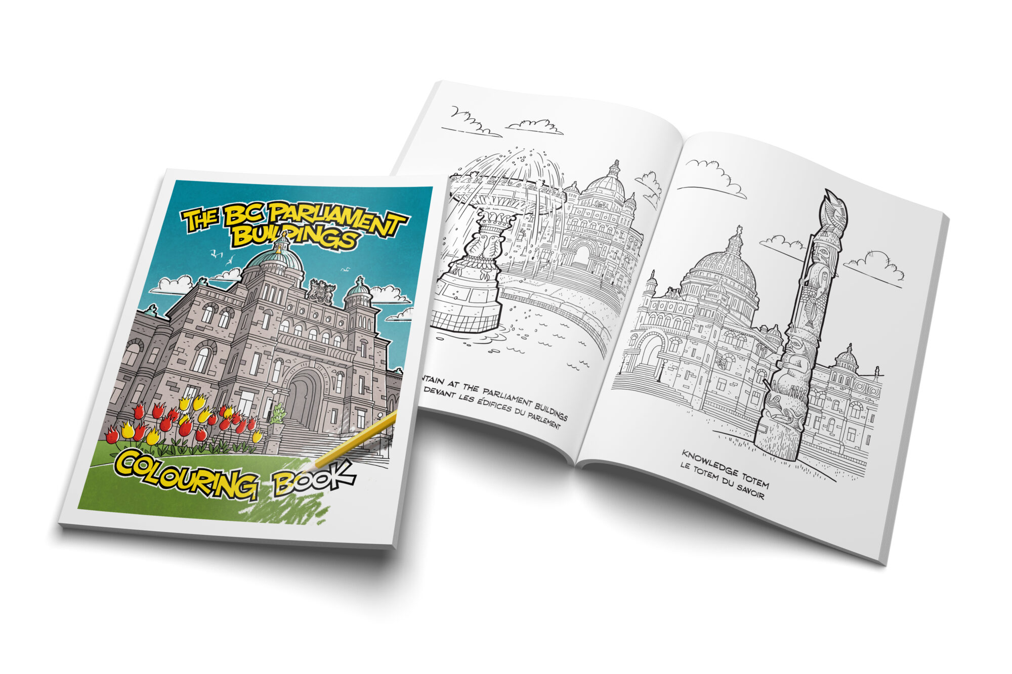 The BC Parliament Buildings Colouring Book